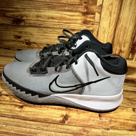 Nike Kyrie Flytrap 4 Wolf Grey White Black Shoes Men’s Size 14 CT1972-002 - Picture 2 of 7